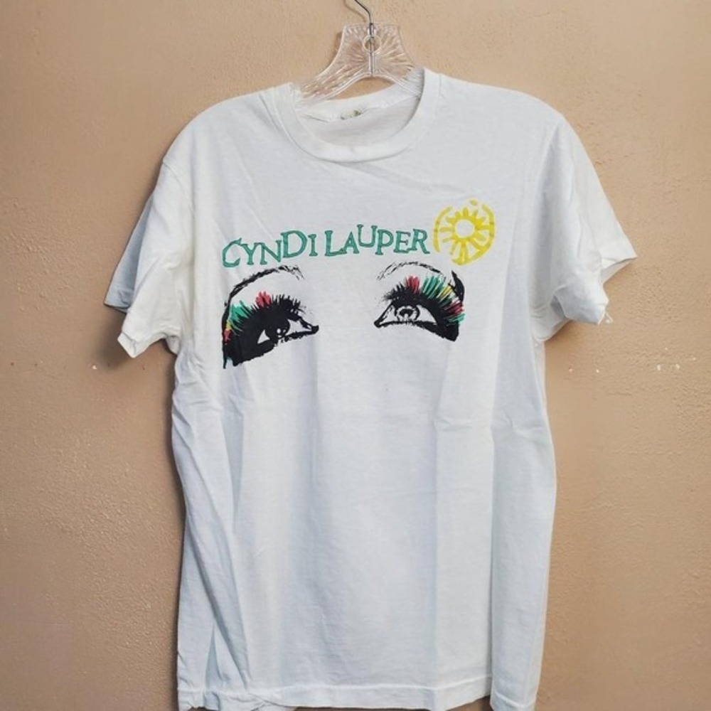 80s‎ vintage Cyndi Lauper t-shirt